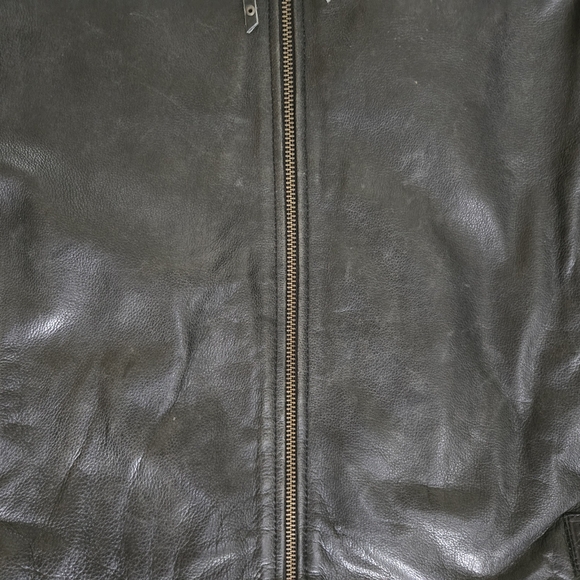 Cortech The Idol Leather Cafe Racer Style Motorcycle Jacket - Picture 5 of 6